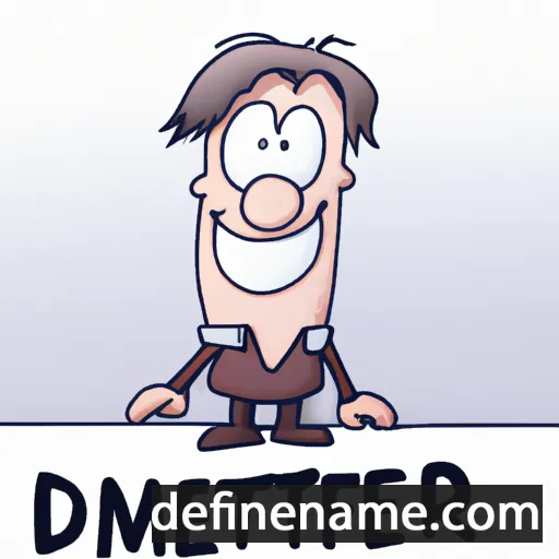 cartoon of the name Dietmar