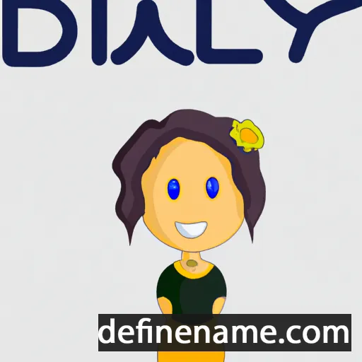 cartoon of the name Dilay