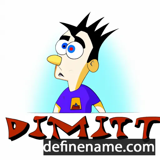 cartoon of the name Dimitar