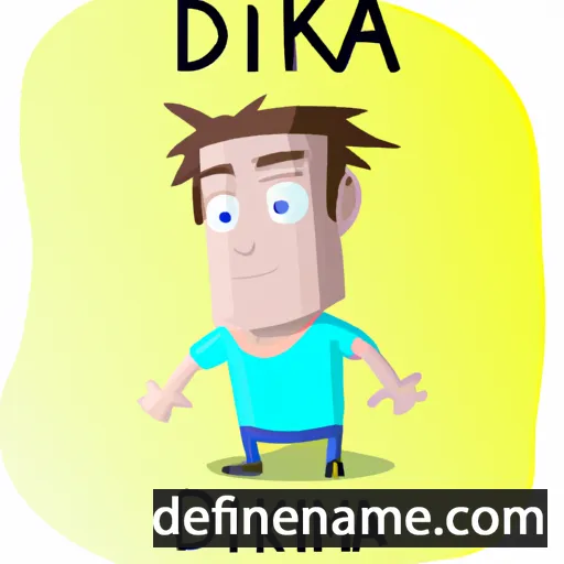 cartoon of the name Dimka