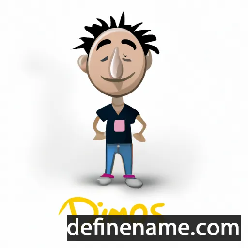 cartoon of the name Dimos