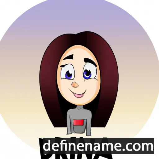 cartoon of the name Dinara