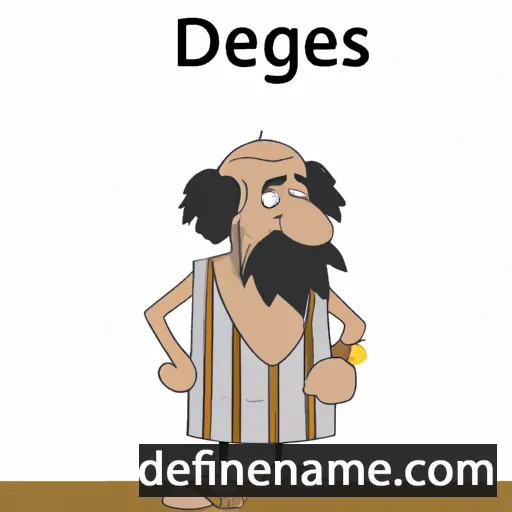 cartoon of the name Diogenes