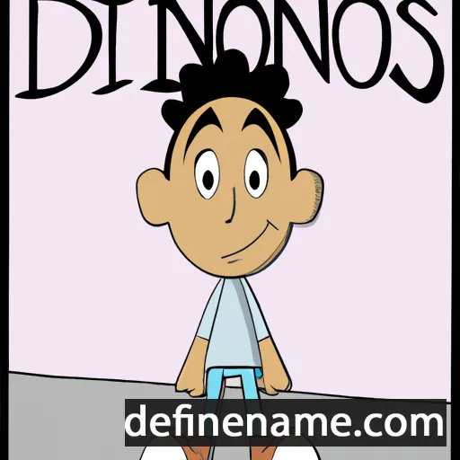 cartoon of the name Dionísio