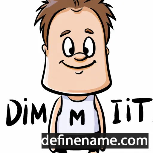 cartoon of the name Dmitri