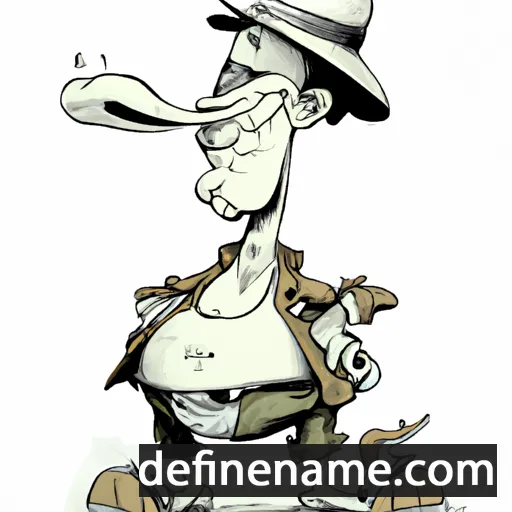 cartoon of the name Dobrilo