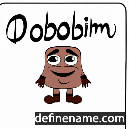 cartoon of the name Dobromil