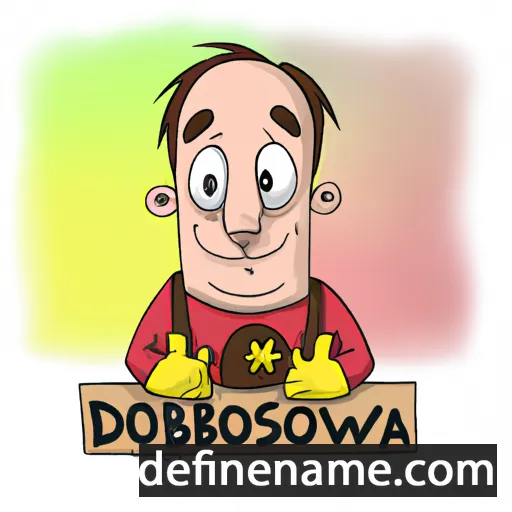 cartoon of the name Dobrosław