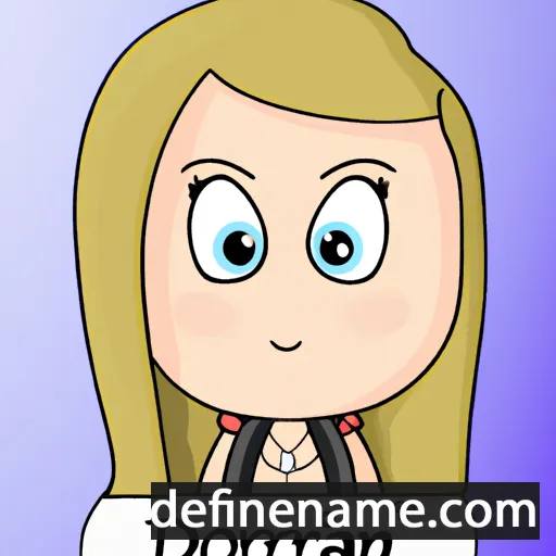 cartoon of the name Doireann