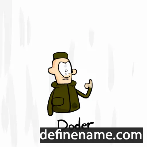 cartoon of the name Doirend