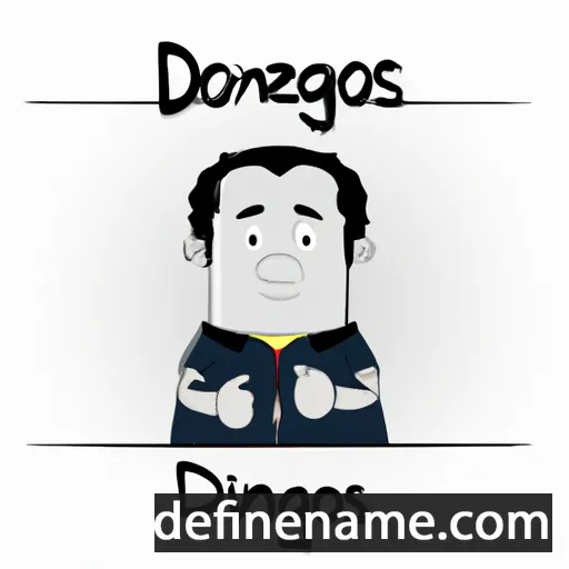 cartoon of the name Domingos