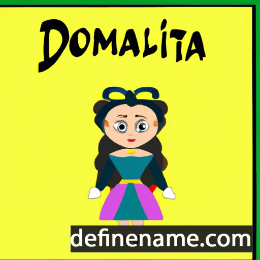 cartoon of the name Domitilla