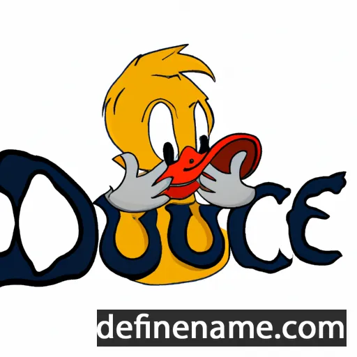 cartoon of the name Donald