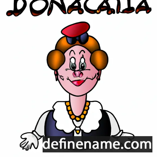 Donaldina cartoon