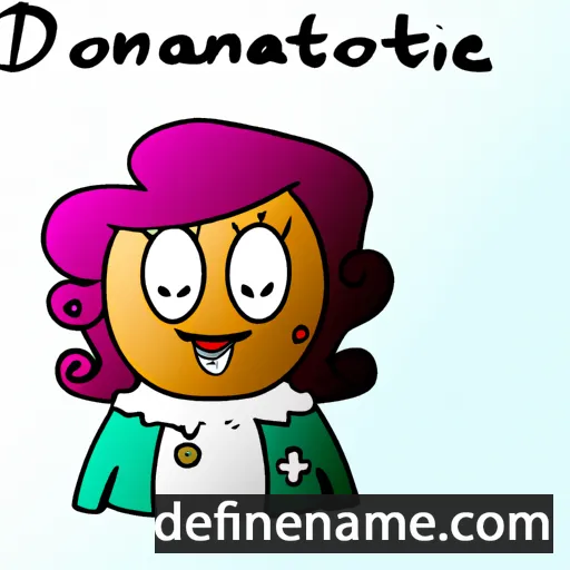 cartoon of the name Donatienne