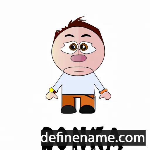 cartoon of the name Donka