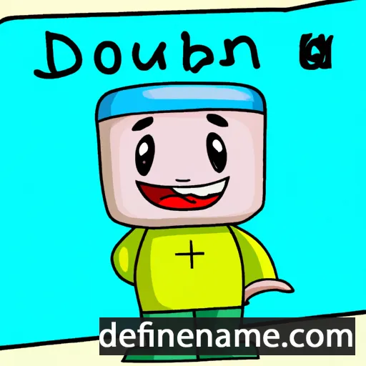 cartoon of the name Donndubán