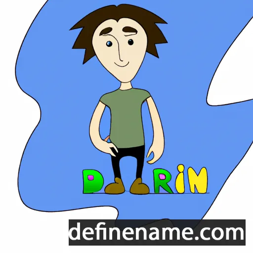 cartoon of the name Dorin