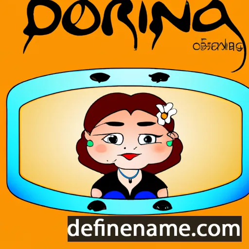 cartoon of the name Dorina