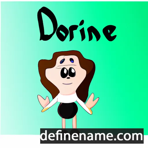 cartoon of the name Dorinel