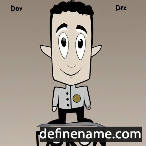 cartoon of the name Doron