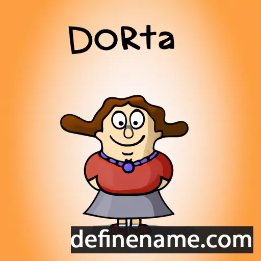 cartoon of the name Dorota