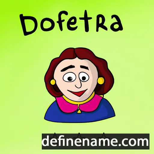 cartoon of the name Dorotea