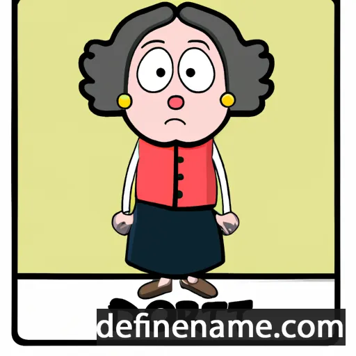 cartoon of the name Dorrit