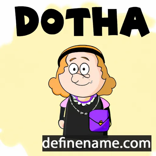 Dortha cartoon