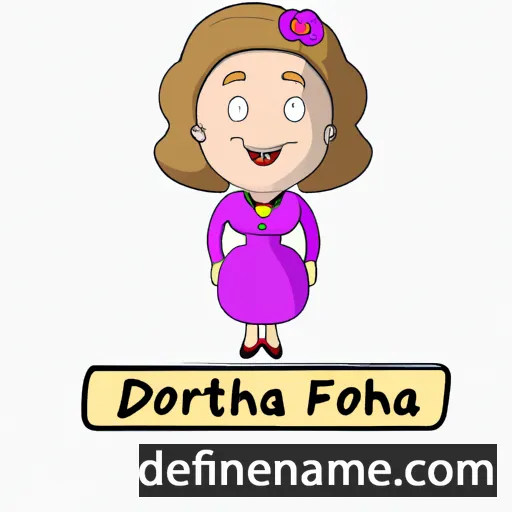 Dorthea cartoon