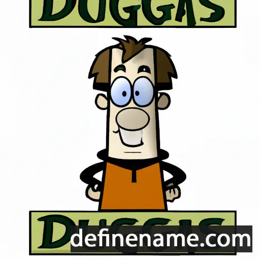 cartoon of the name Douglas