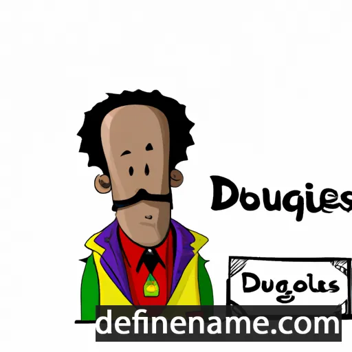 cartoon of the name Douglass