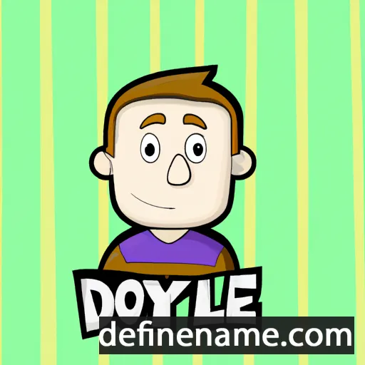 cartoon of the name Doyle