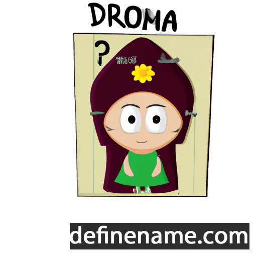 cartoon of the name Drahomíra