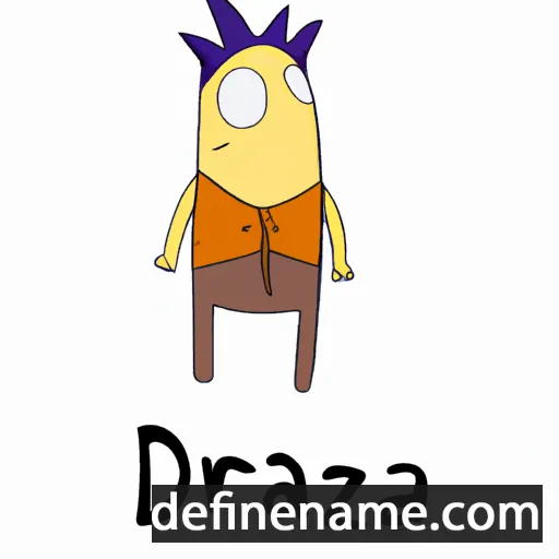 cartoon of the name Draža