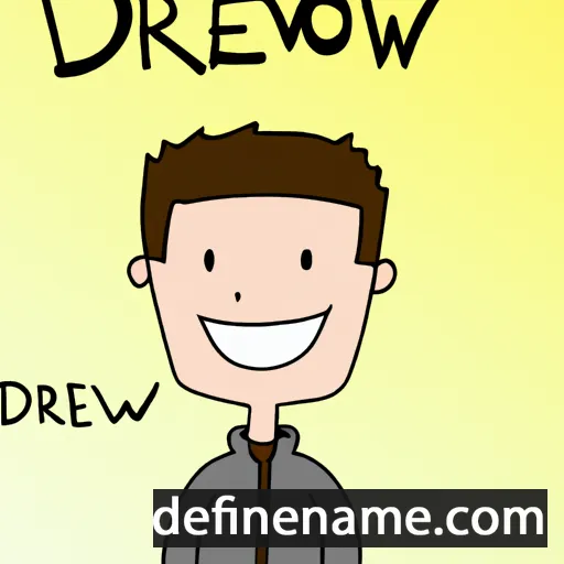 Drew cartoon