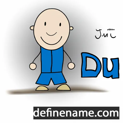 cartoon of the name Du