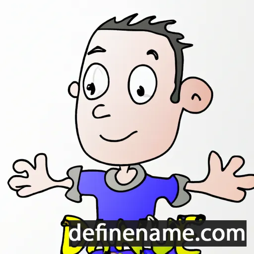 cartoon of the name Duane