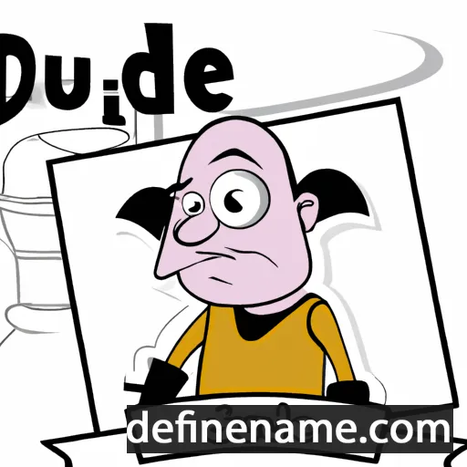 cartoon of the name Dudel