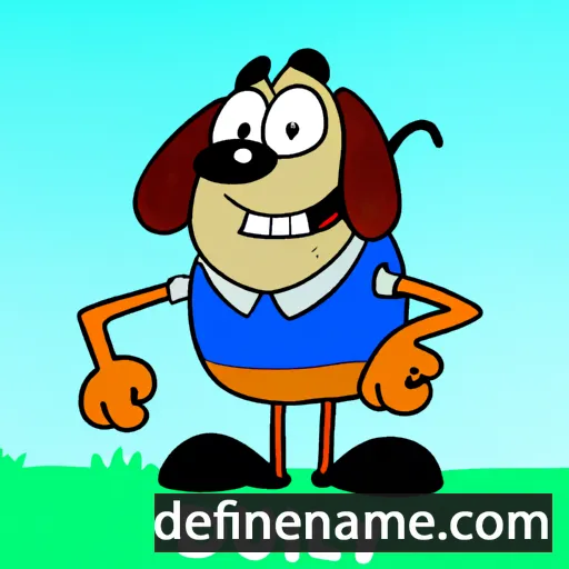 cartoon of the name Dudley