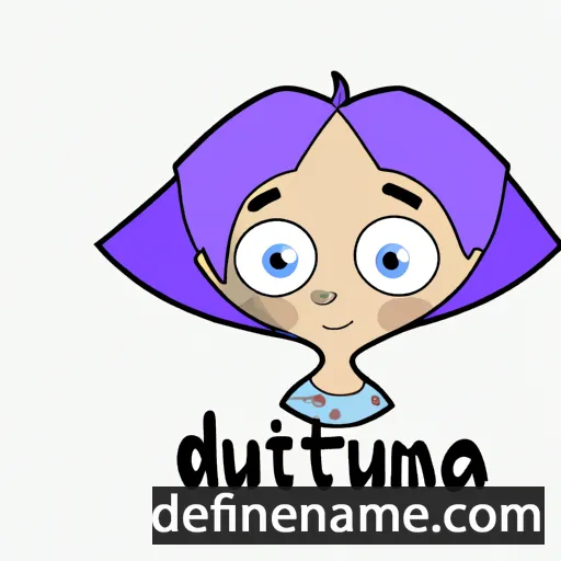 cartoon of the name Dumitra