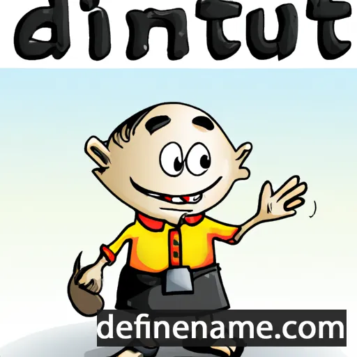 cartoon of the name Dumitru