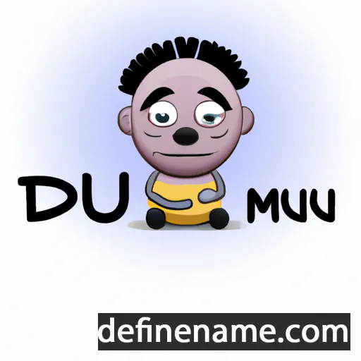 cartoon of the name Dumuzi