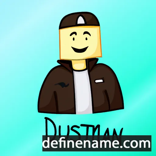 cartoon of the name Dunstan