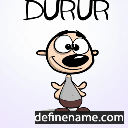 cartoon of the name Duru