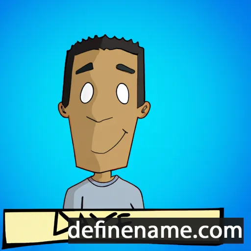 cartoon of the name Dwayne