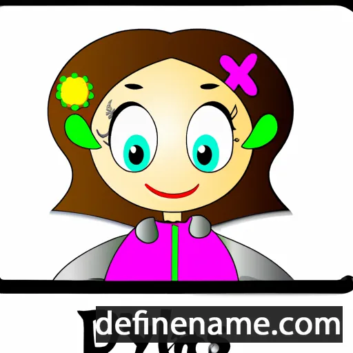 cartoon of the name Dylis