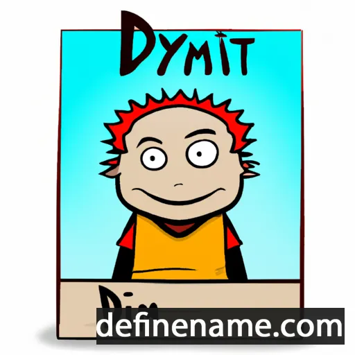 cartoon of the name Dymitr