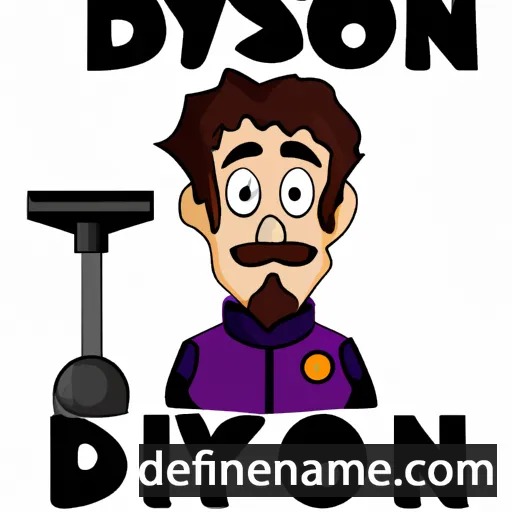 cartoon of the name Dyson