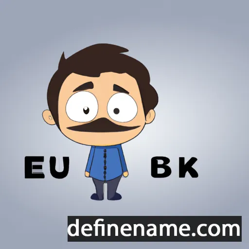 cartoon of the name Ebu Bekir